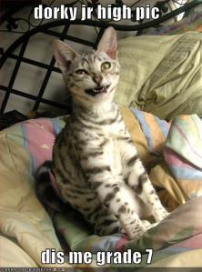 Having a dorky high school picture, but not being able to attend college, drove Colby insane.