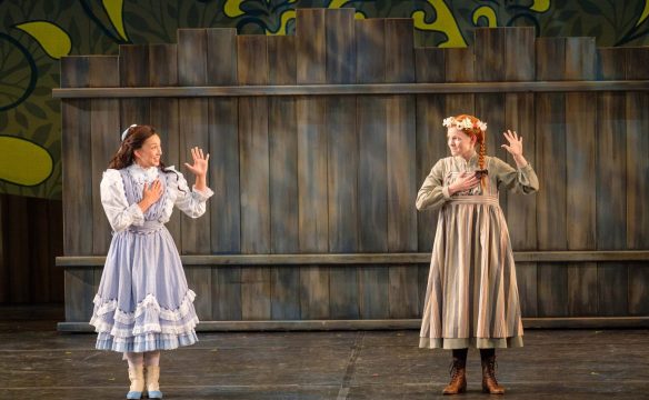 Katie Kerr and A.J. Bridel in the show.