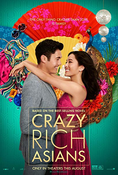 The film poster showing Henry Golding and Constance Wu.