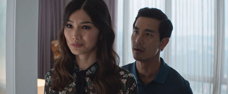 Gemma Chan and Pierre Png in the film.