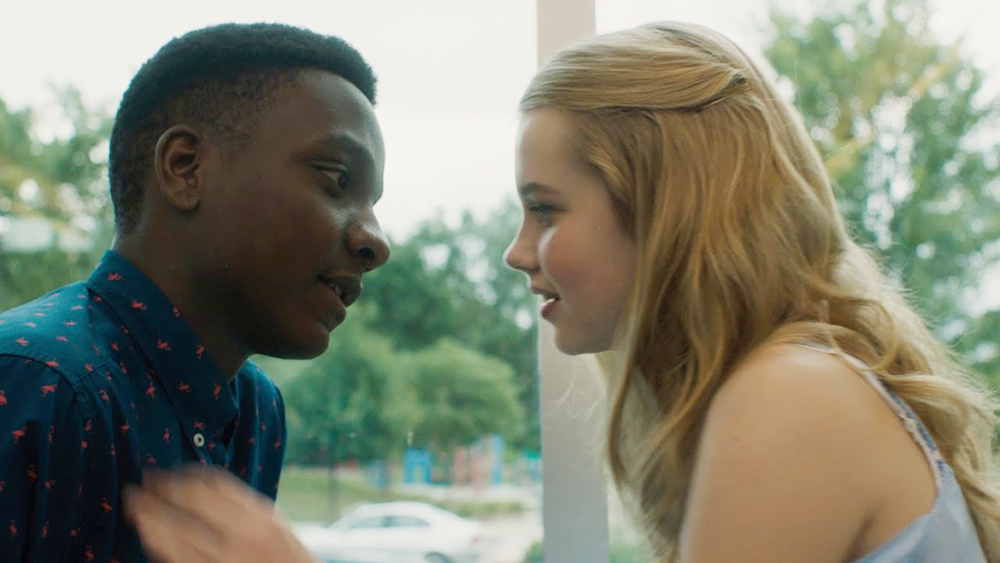 Sean Jones and Angourie Rice in the film. 