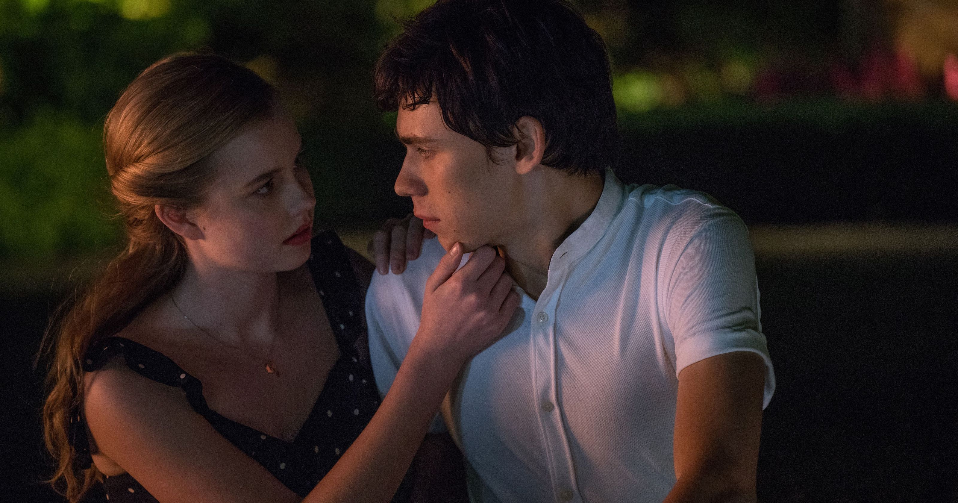Angourie Rice and Owen Teague in the film.