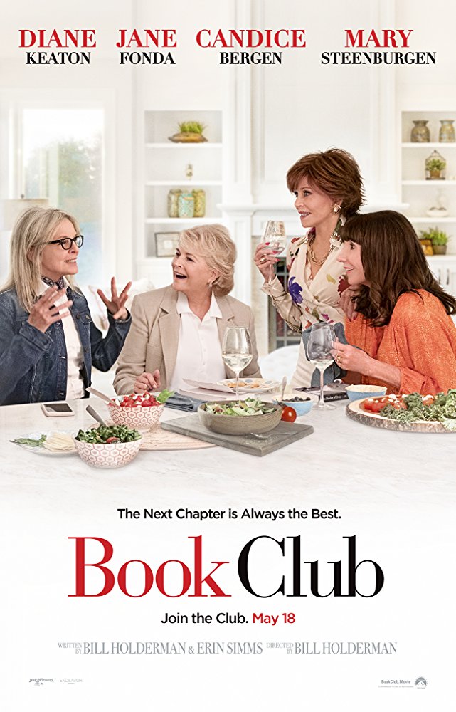 The film poster showing  DIane Keaton, Candice Bergen, Jane Fonda and Mary Steenburgen around a table. 