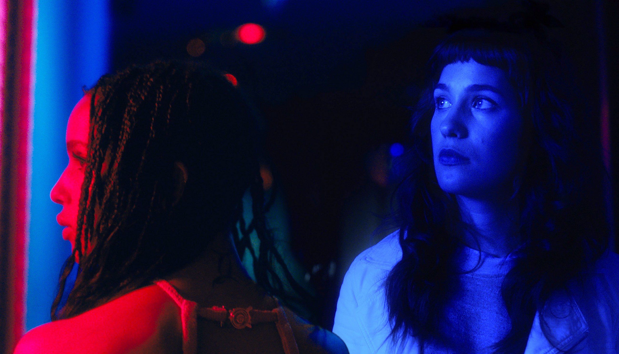 Zoe Kravitz and Lola Kirke in the film.
