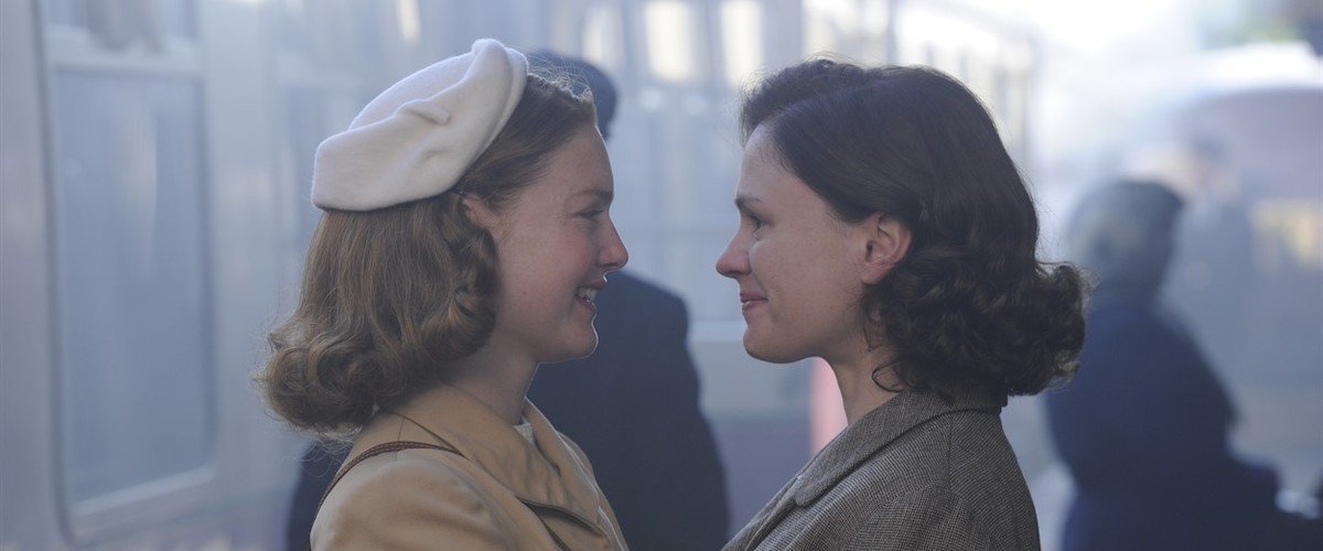 Holliday Grainger and Anna Paquin in the film.