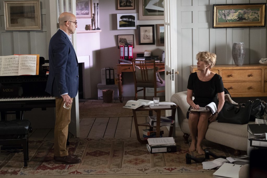 Stanley Tucci and Emma Thompson in the film.