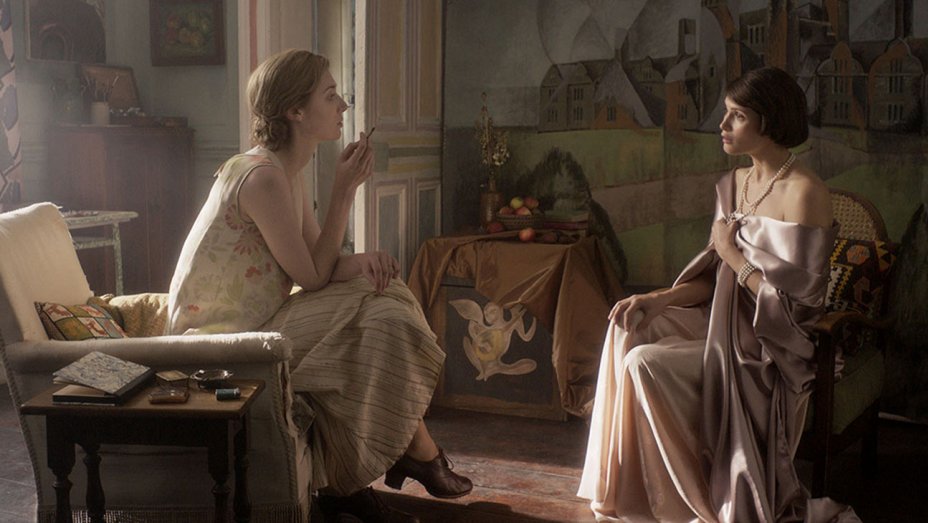 Elizabeth Debicki and Gemma Arterton in the film.