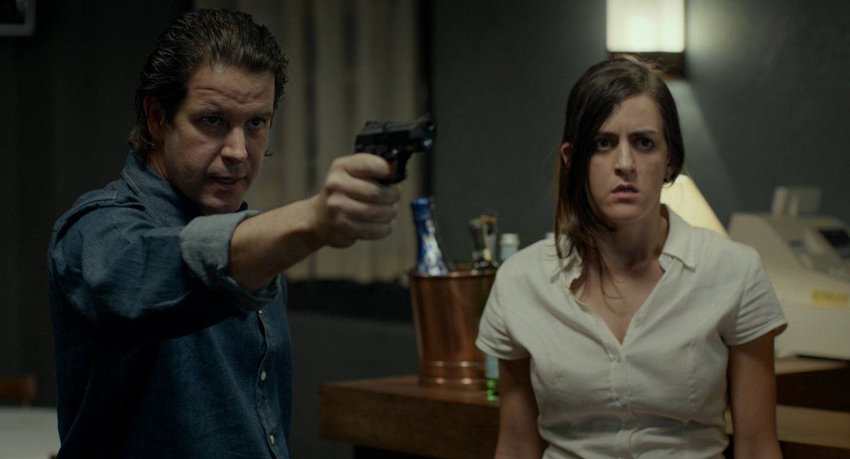 Murilo Benício and Luciana Paes in the film.