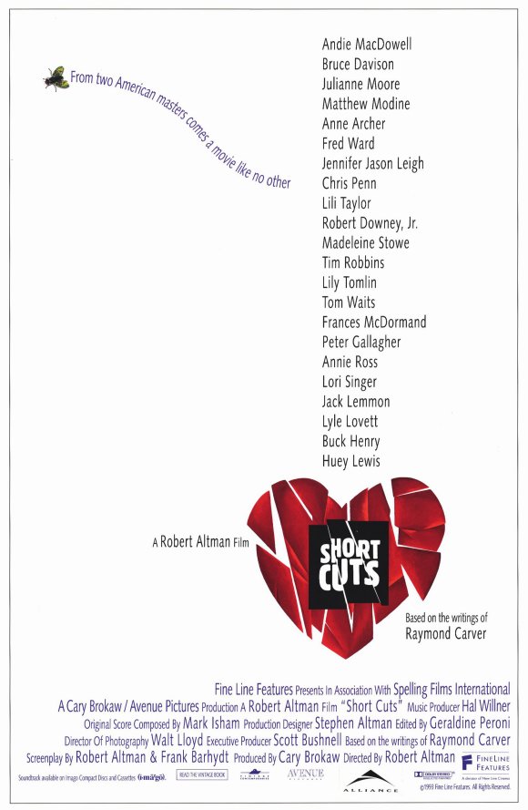The film poster showing a fractured red heart in front of a white background. 