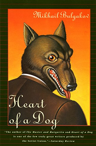The book cover showing a dog in a suit.