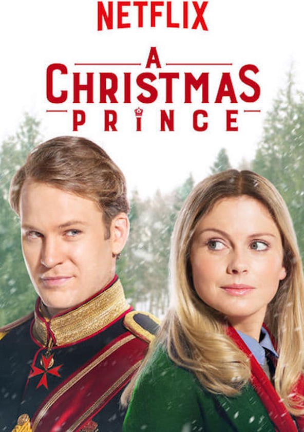 The film poster showing Prince Richard (Ben Lamb) and Amber (Rose McIver).