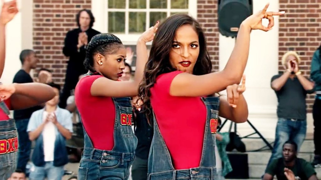 Jamilah (Megalyn Echikunwoke) stepping with her dance group.