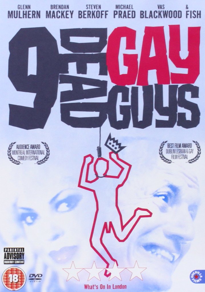 The film poster showing the outline of a guy hanging from a noose. 