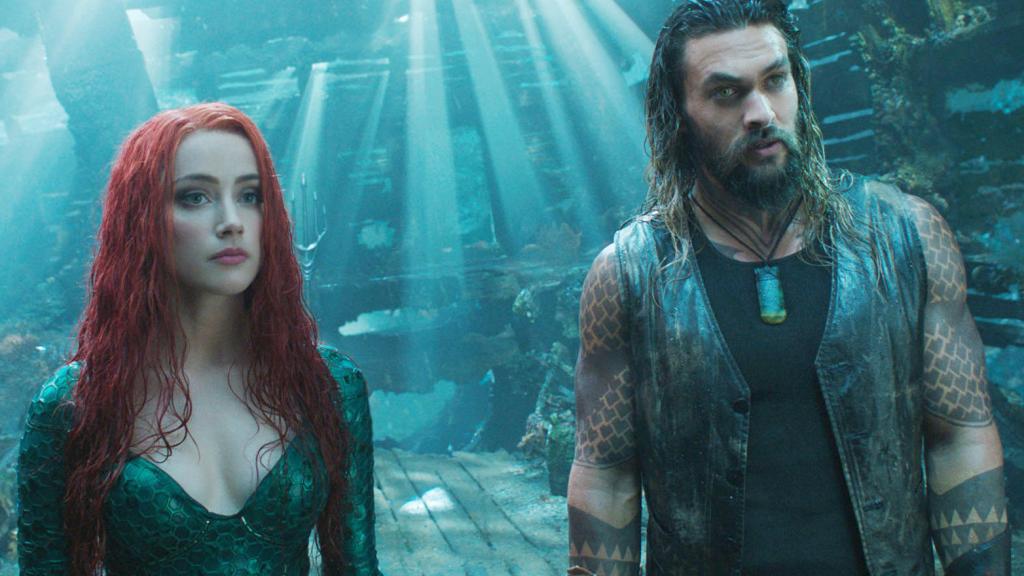 Arthur/Aquaman (Jason Momoa) and Mera (Amber Heard).