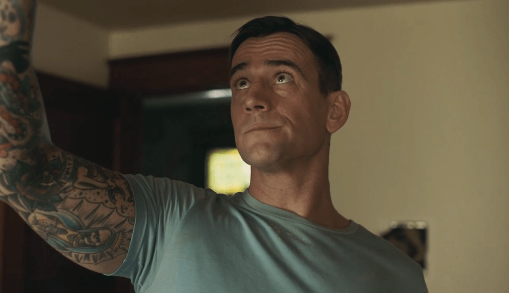 Don (C.M. Punk) working on the house.