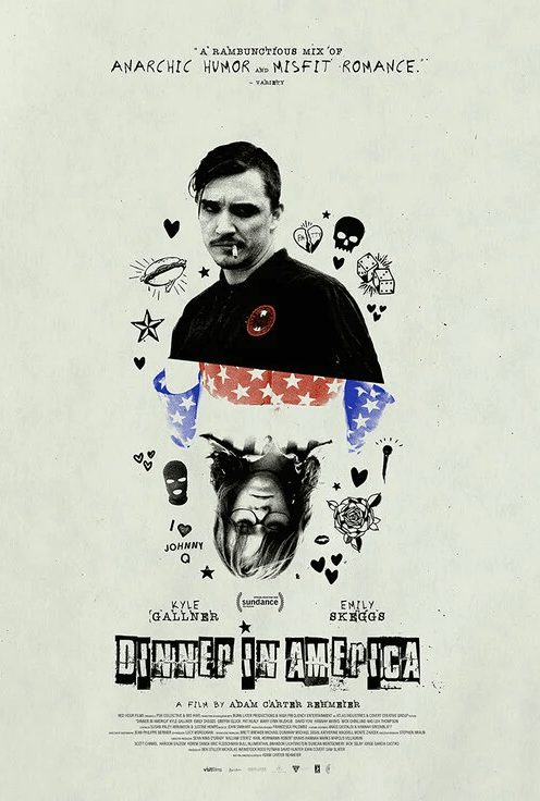 The film poster showing Simon (Kyle Gallner) and Patty (Emily Skeggs).