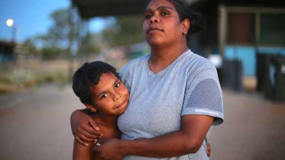 Dujuan and his mother.