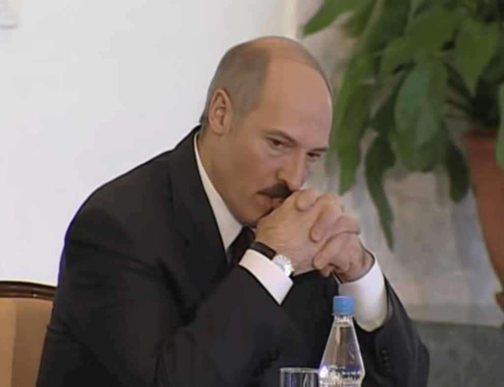 Belarussian president Alexander Lukashenko.