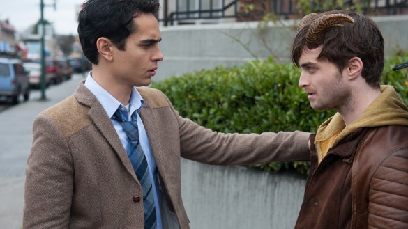 Lee (Max Minghella) trying to comfort Ig (Daniel Radcliffe).