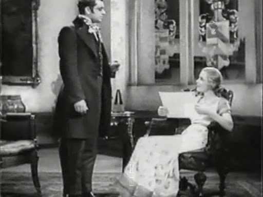 Franz Schubert (Hans Jaray) talking to Duchess Eszterhazy (Mártha Eggerth).