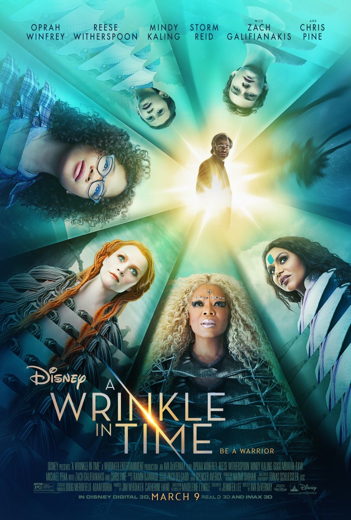 The film poster showing the main characters arranged in a circle.