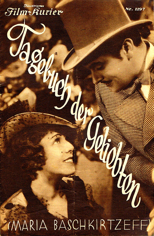 The film poster showing Marie (Lili Darvas) talking to Guy (Hans Jaray). 