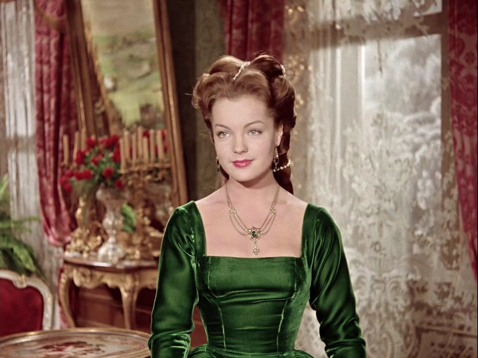 Sissi (Romy Schneider) in the palace.