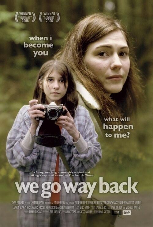 The film poster showing Kate-at-23 (Amber Hubert) and Kate-at-13 (Maggie Brown). 