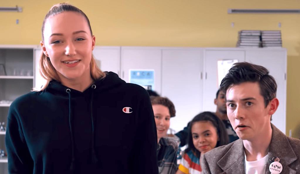 Jodi (Ava Michelle) and her best friend Jack (Griffin Gluck). 