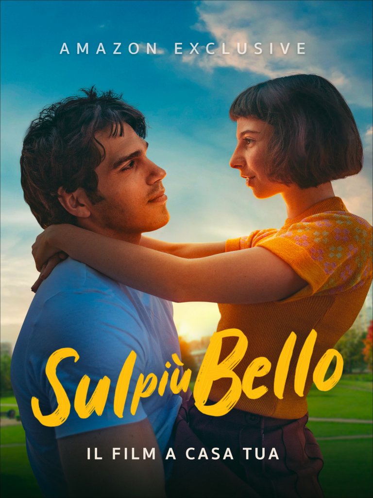 The film poster showing Arturo (Giuseppe Maggio) holding Marta (Ludovica Francesconi).