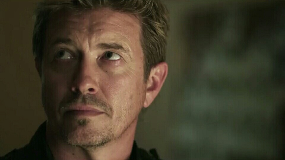 Steve (Steve Davis) being interviewed.