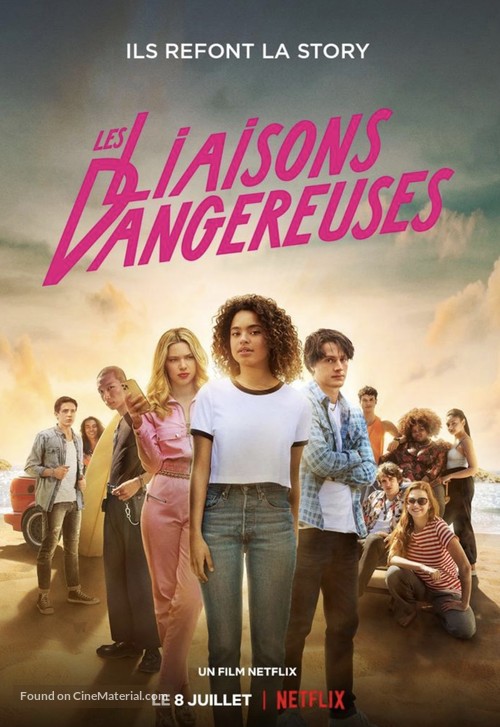 The film poster showing the central characters, with Célène (Paola Locatelli) front and center. 