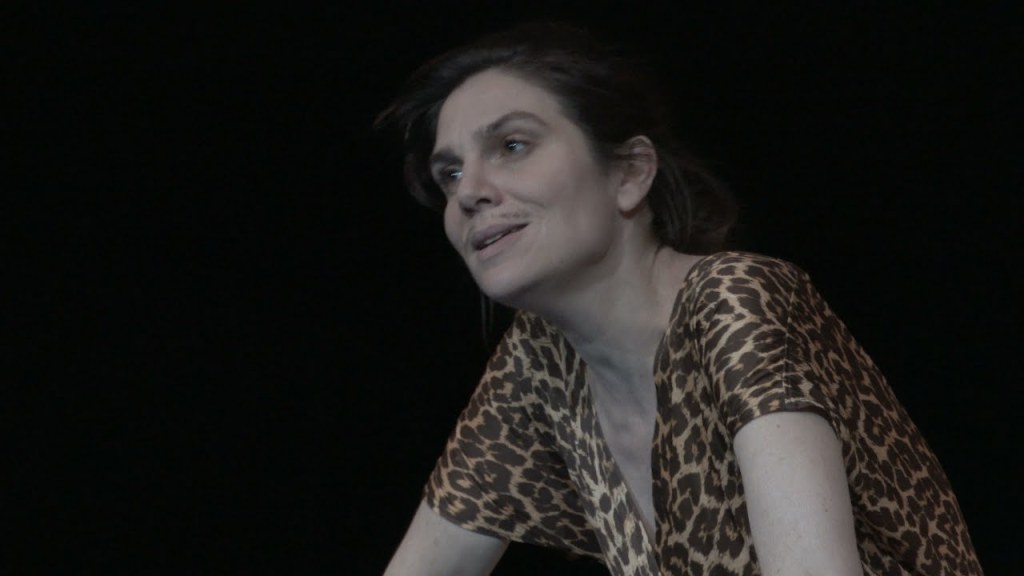 One of the Preciados (Birgit Stöger) in a close-up.