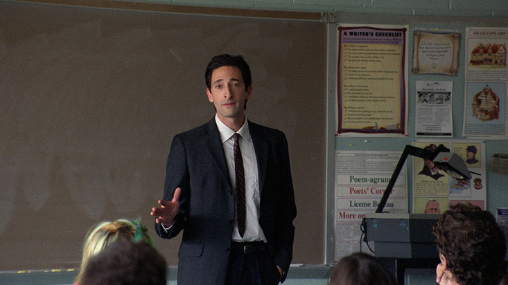 Henry (Adrien Bordy) teaching his class.