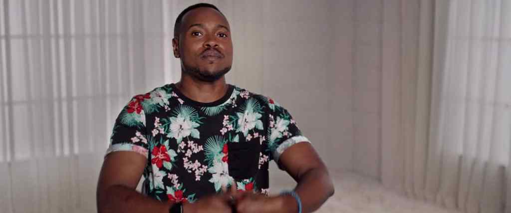 Tiq Milan being interviewed.