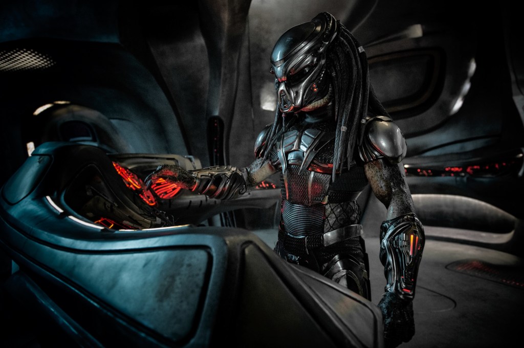 The Predator (Brian A. Prince) in its spaceship.
