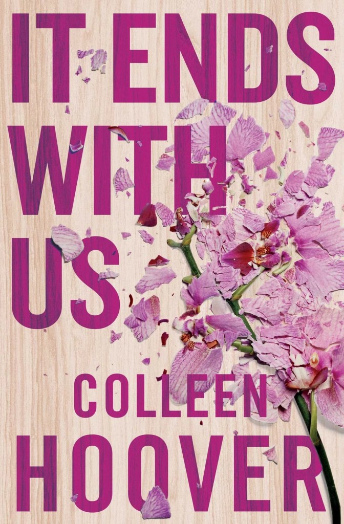 The book cover showing a crushed orchid.