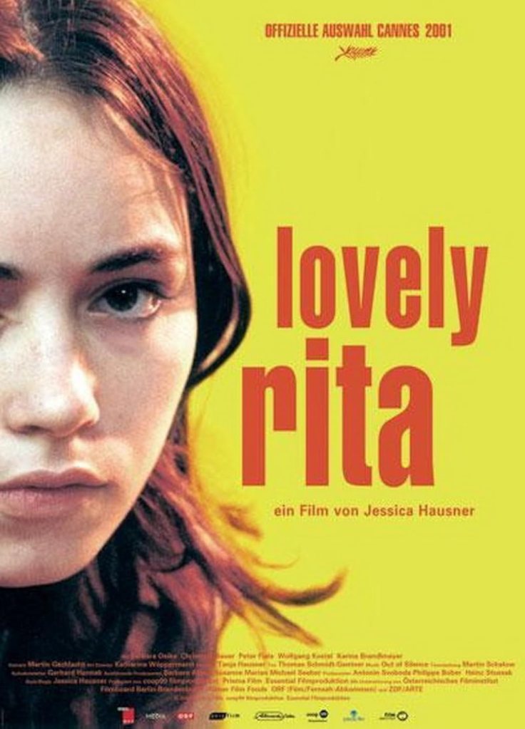 The movie poster showing a close-up of Rita (Barbara Osika).