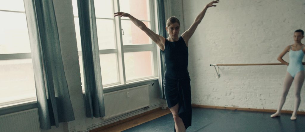 Nadja (Sarah Nevada Grether) dancing in her ballet class.