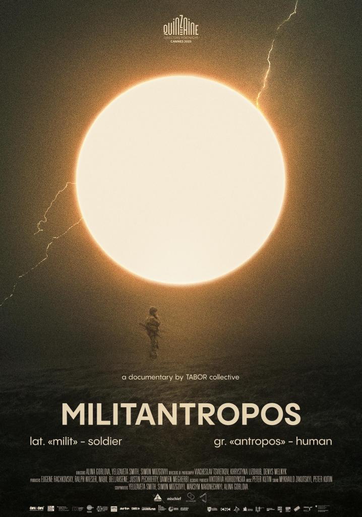 The movie poster showing the sun way too close to a soldier in an otherwise muddy, foggy landscape. 