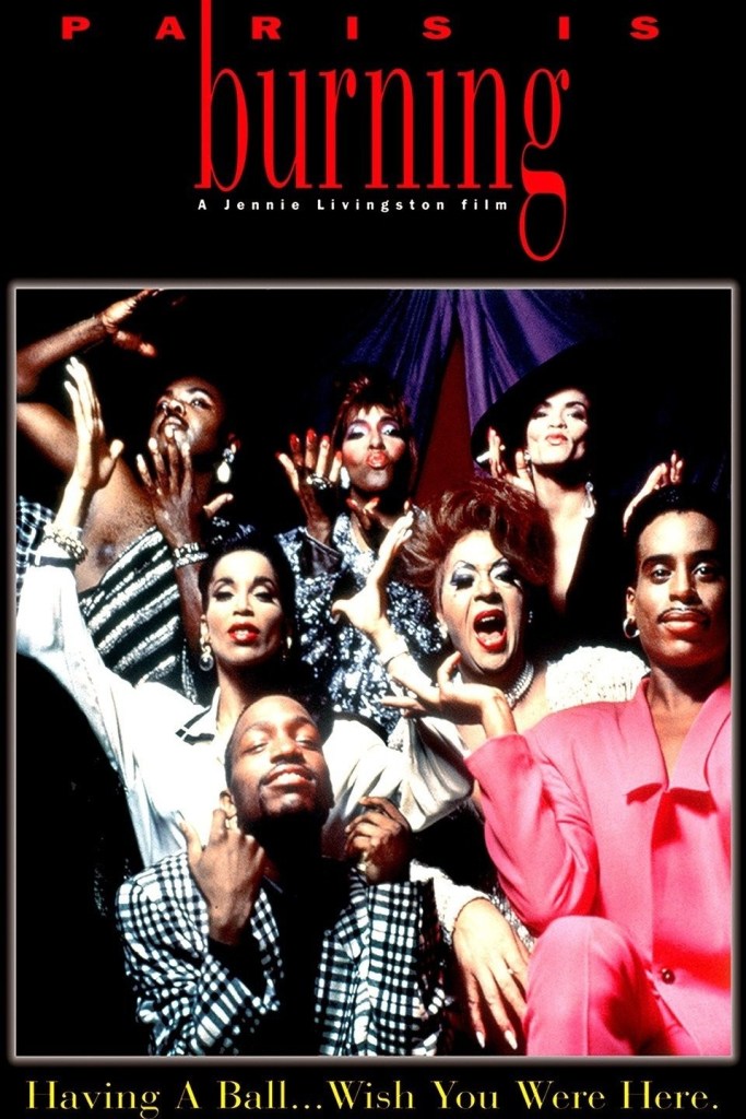 The movie poster showing a group of Black drag artists posing for a group photo.